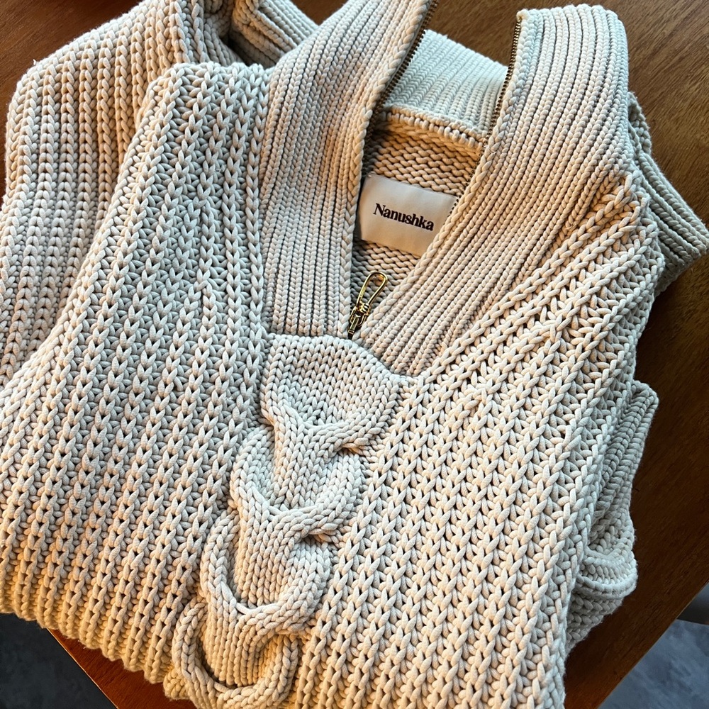 Nanushka Women's Cream Sweater